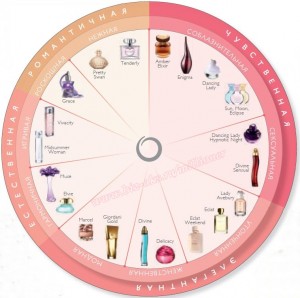 диаграмма ароматов для женщин, как выбрать парфюм